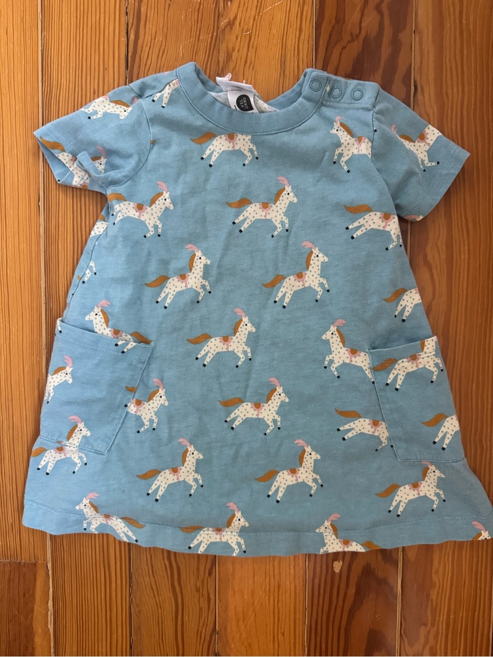 Hanna Andersson Horse Print Pocket Dress